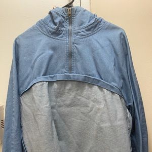 Zara Men’s Denim Pullover Hoodie